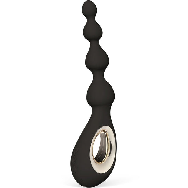 LELO Soraya Massaggiatore Premium in Silicone Nero con Perline