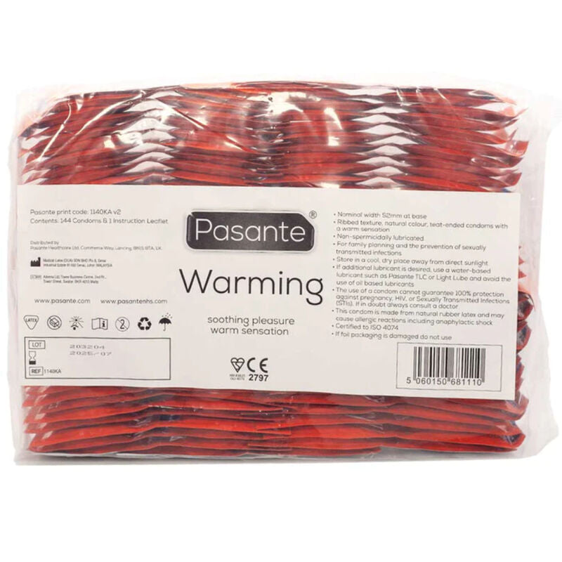 Pasante Heat Preservativi Effetto Riscaldante 144 Pezzi - immagine 3