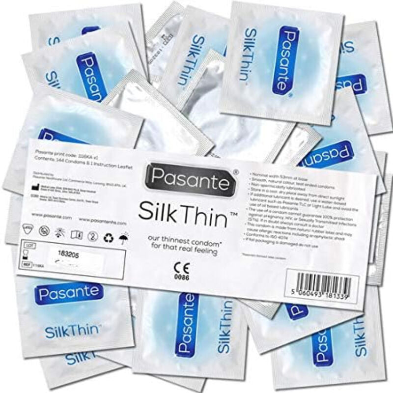 Pasante Seta Ultrasottile Preservativi 144 Pezzi Premium - immagine 3
