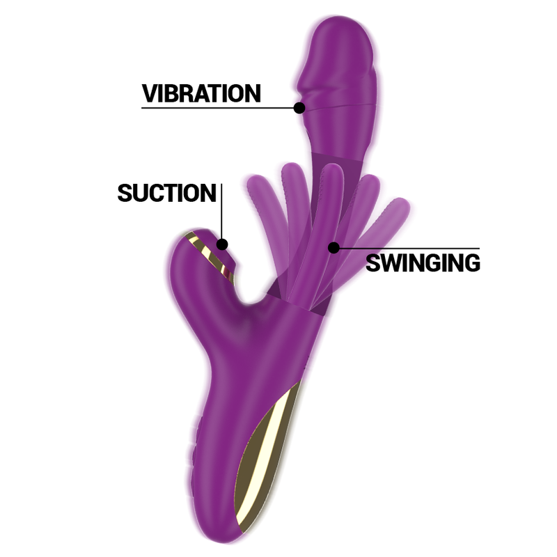 Intense Ateneo Stimolatore Multifunzione con Lingua Oscillante - immagine 3