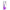 King Cock - Pene Realistico Trasparente Con Palle 13,5 Cm Viola