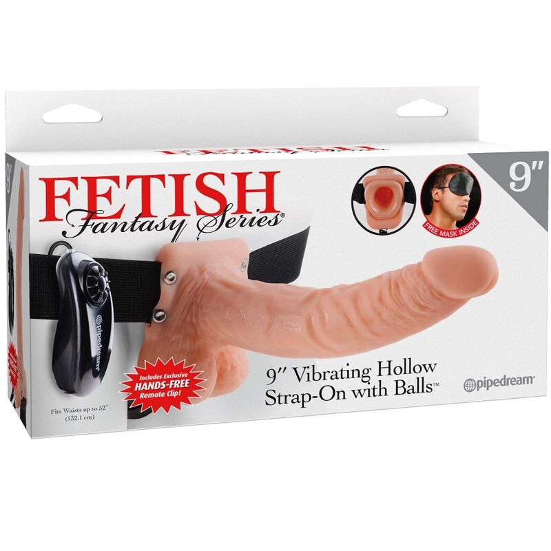Serie Fetish Fantasy - Imbracatura Regolabile Telecomando Pene Realistico Con Testicoli 23 Cm