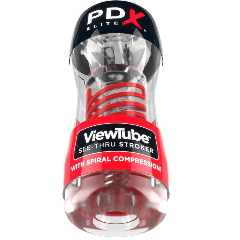 Pdx Elite - Stroker Viewtube 2 Compressione A Spirale Trasparente