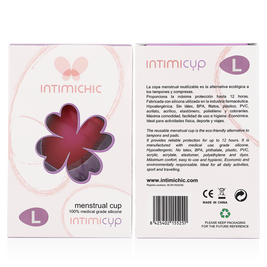 Intimichic - Coppa Mestruale In Silicone Di Grado Medico - Taglia L