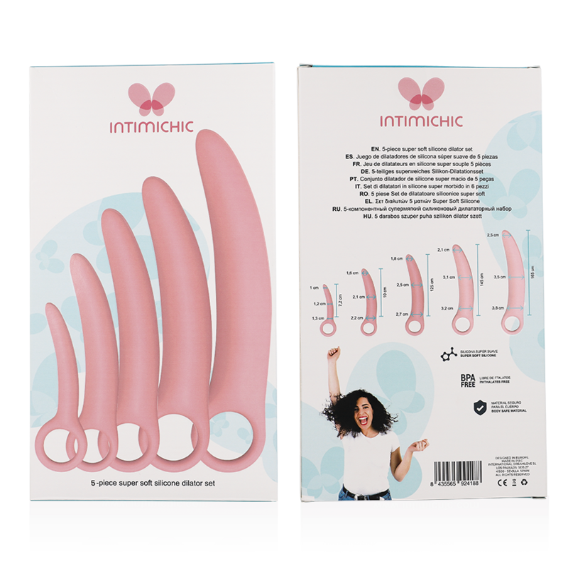 Intimichic - Dilatatore In Silicone Set 5 Pezzi