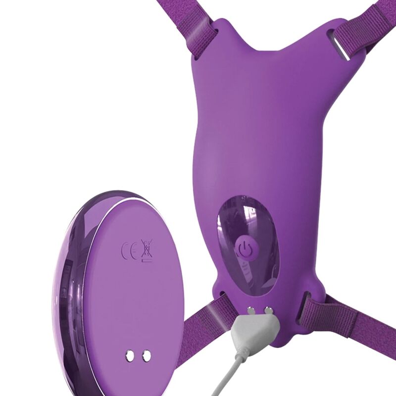 Fantasy For Her Pettorina Farfalla Vibrante Ricaricabile con Telecomando - immagine 4