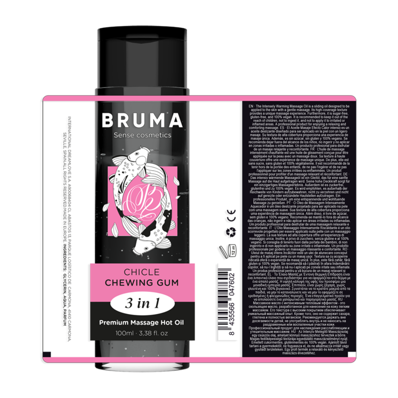 Bruma Olio da Massaggio Premium Effetto Calore Gomma 100ml - immagine 6