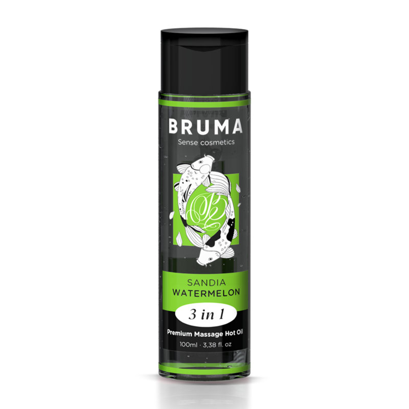 Bruma Olio da Massaggio Effetto Calore Sapore Anguria 100ml