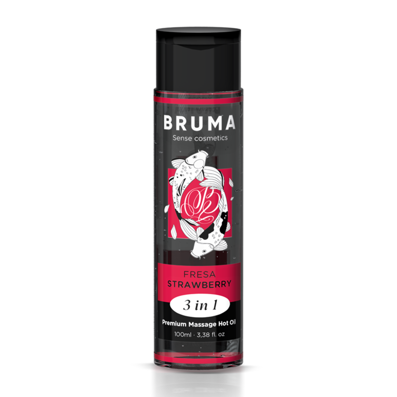 Bruma Olio da Massaggio Effetto Calore Fragola 100ml Premium