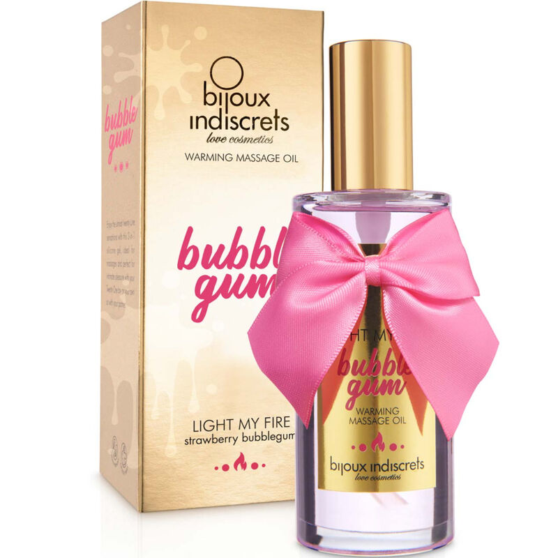 Bijoux - Indiscrets Light My Fire Olio Da Massaggio Effetto Calore Gusto Gomma