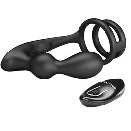 Pretty Love - Anello Per Pene Marshall Con Plug Anale Vibrante Con Telecomando