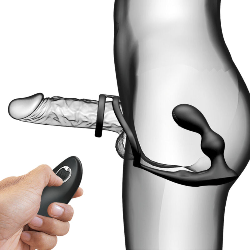 Pretty Love - Anello Per Pene Marshall Con Plug Anale Vibrante Con Telecomando