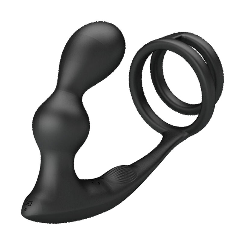 Pretty Love - Anello Per Pene Marshall Con Plug Anale Vibrante Con Telecomando