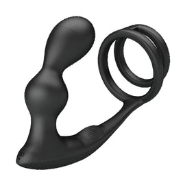 Pretty Love - Anello Per Pene Marshall Con Plug Anale Vibrante Con Telecomando