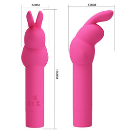 Pretty Love - Vibratore In Silicone Gerardo Fuschia Coniglio