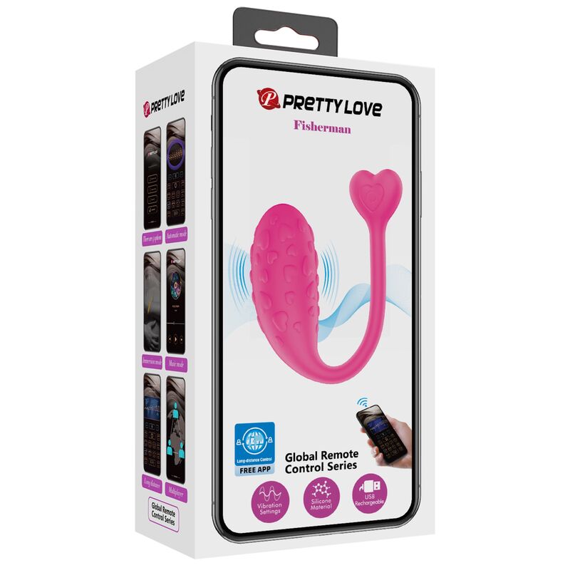 Pretty Love Pink Fisher Ovulo Vibrante Smart con APP | Syriox - immagine 8