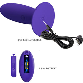 Pretty Love - Vibratore Anale Youth Plug Con Telecomando Viola