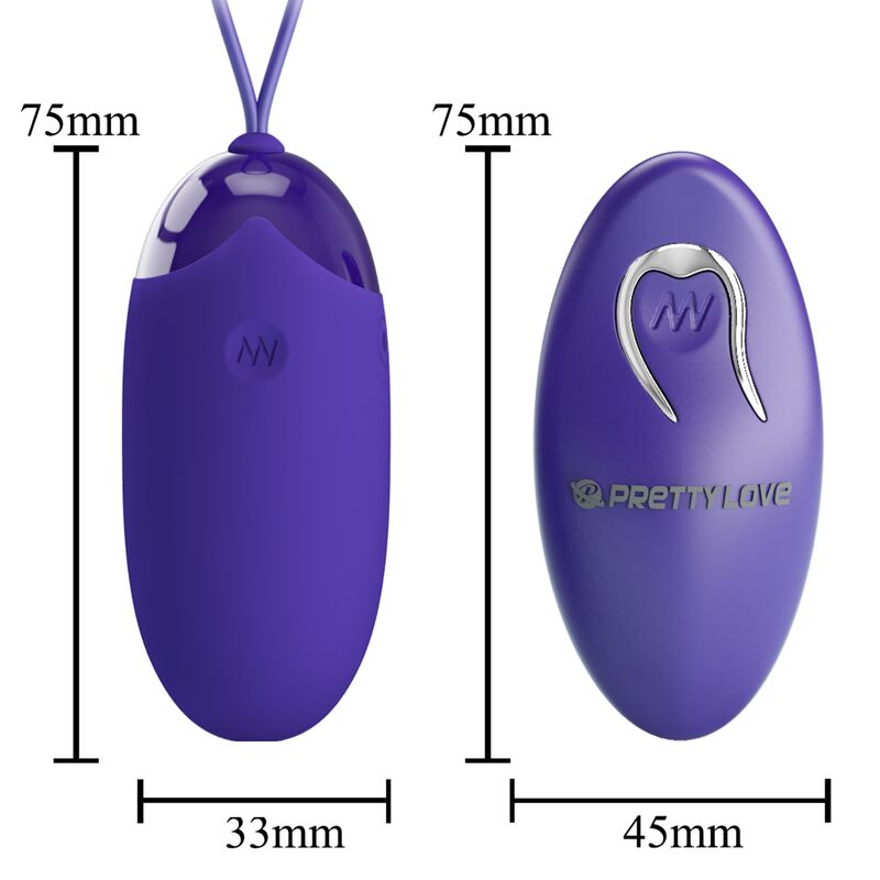 Control Berger Youth Uovo Vibrante Wireless in Silicone Viola - immagine 6