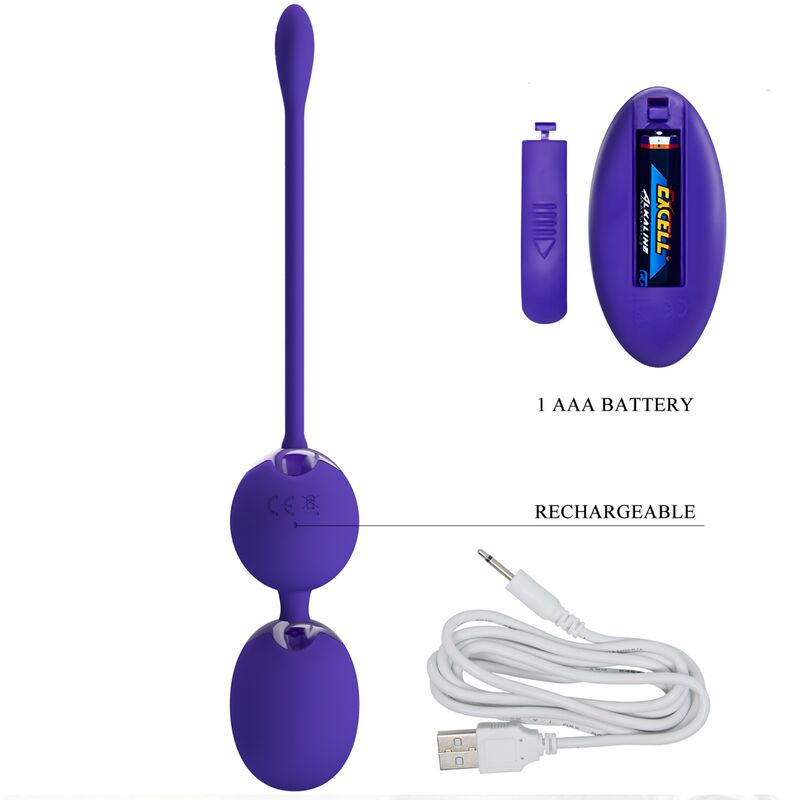 Pretty Love - Willie Youth Palline Telecomandate E Vibrazione Viola