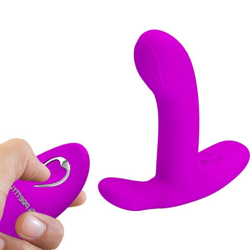 Control Geri Massaggiatore con Telecomando in Silicone Rosa - immagine 6