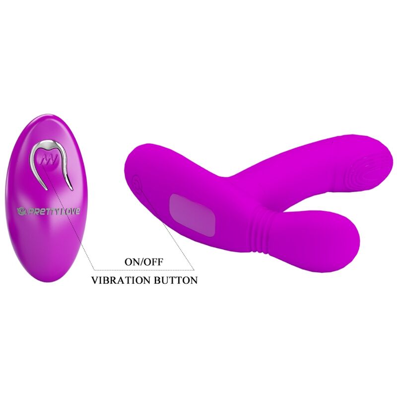 Control Geri Massaggiatore con Telecomando in Silicone Rosa - immagine 7