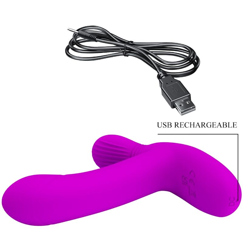 Control Geri Massaggiatore con Telecomando in Silicone Rosa - immagine 9