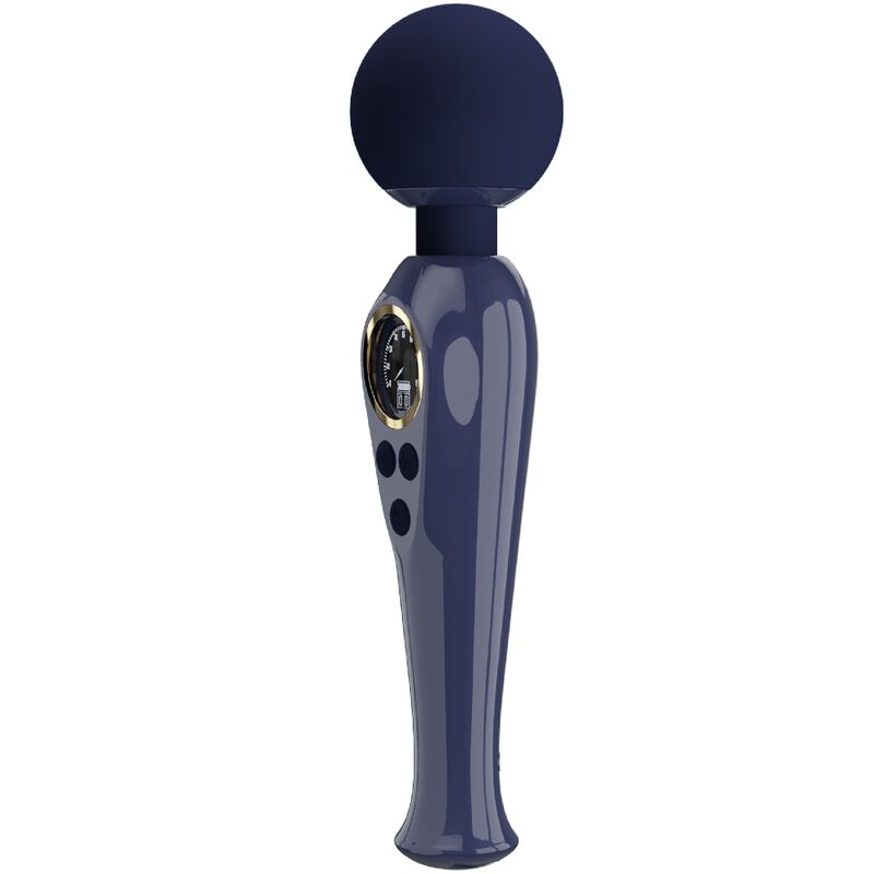 Intense Skyler Wand Vibrante Premium in Silicone Blu - immagine 2