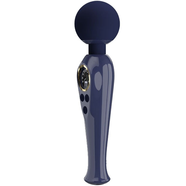 Intense Skyler Wand Vibrante Premium in Silicone Blu - immagine 2