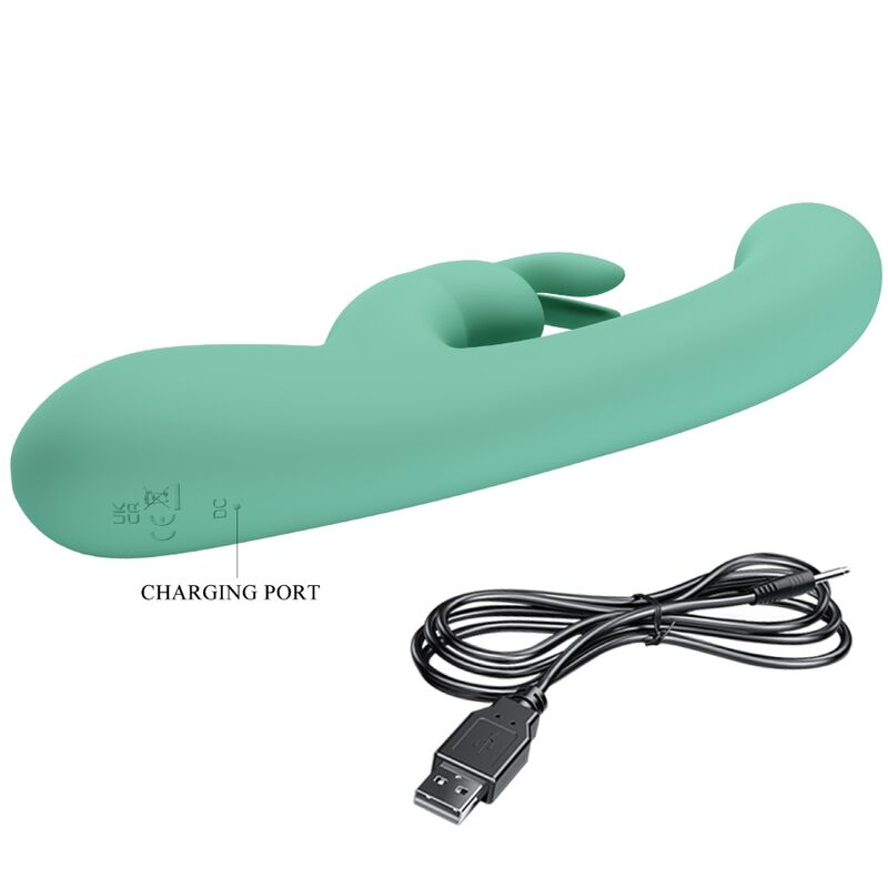 Pretty Love - Vibratore Coniglio Lamar E Punto G Verde