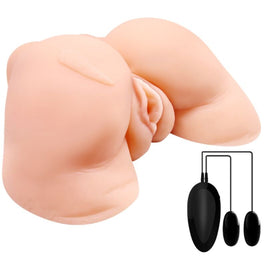 Crazy Bull - Vagina E Ano Con Rete Realistica Con Vibrazione