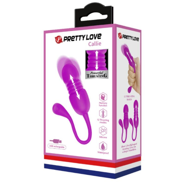 Pretty Love - Uovo Vibrante Ricaricabile Viola Callie
