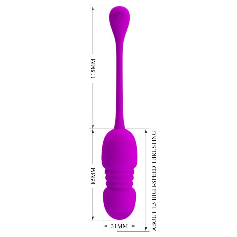 Pretty Love - Uovo Vibrante Ricaricabile Viola Callie