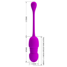 Pretty Love - Uovo Vibrante Ricaricabile Viola Callie