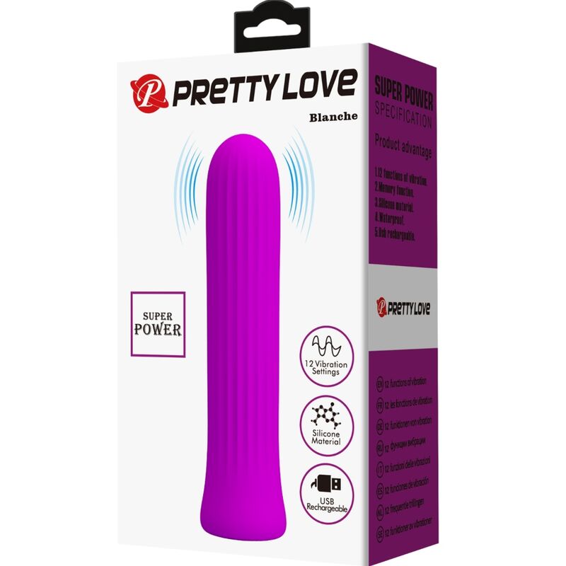 Pretty Love - Vibratore Stimolatore Rosa Blanche