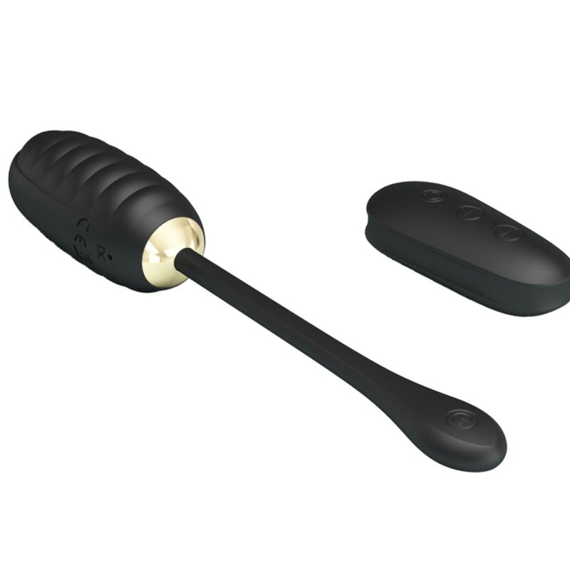 Pretty Love - Doreen Luxury Uovo Vibrante Ricaricabile Nero Telecomando