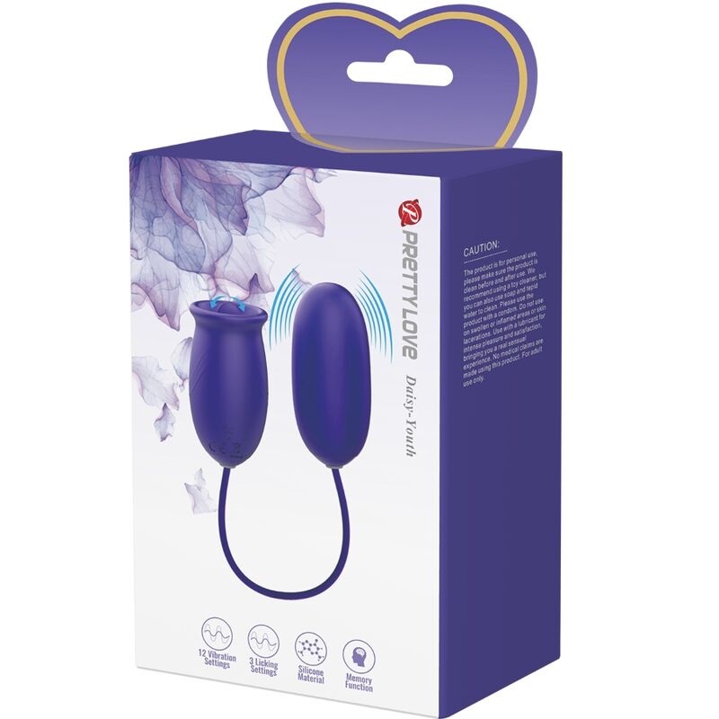 Fun Toys Daisy Youth Stimolatore Clitorideo Ricaricabile Violetto - immagine 6