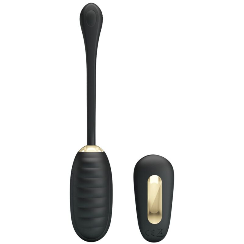 Pretty Love - Doreen Luxury Uovo Vibrante Ricaricabile Nero Telecomando