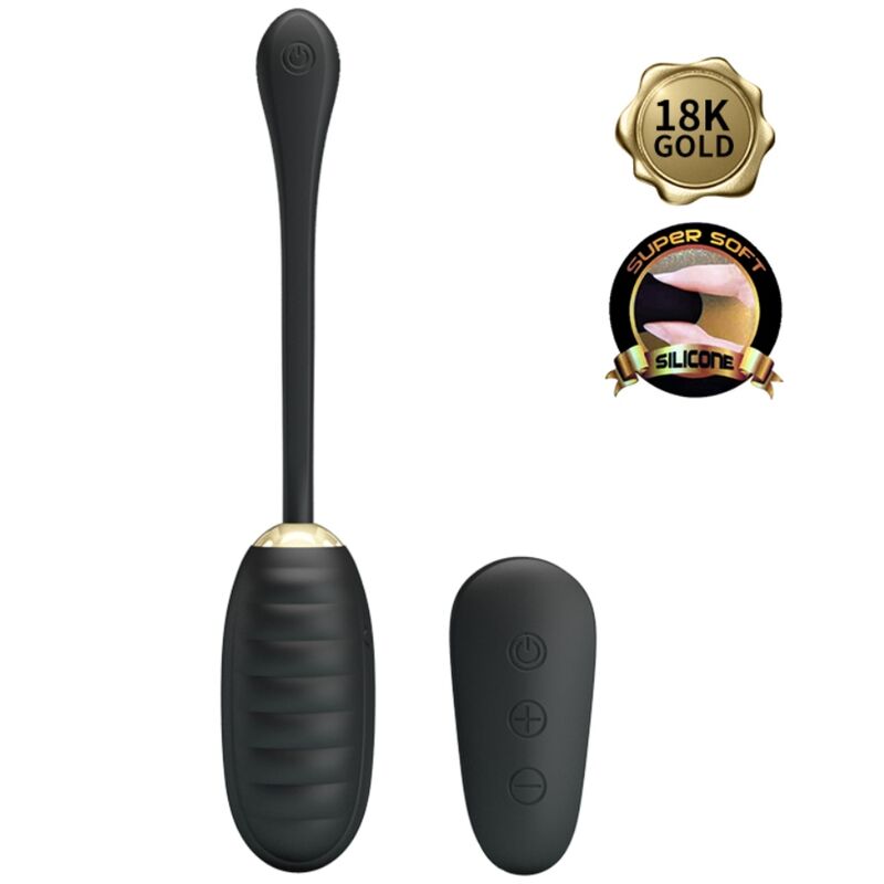 Pretty Love - Doreen Luxury Uovo Vibrante Ricaricabile Nero Telecomando