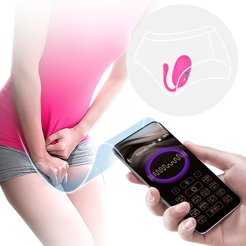 Pretty Love - Doreen Uovo Vibrante Ricaricabile Magenta Telecomando
