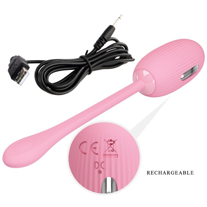 App Series Doreen Uovo Vibrante Ricaricabile in Silicone Pink - immagine 5