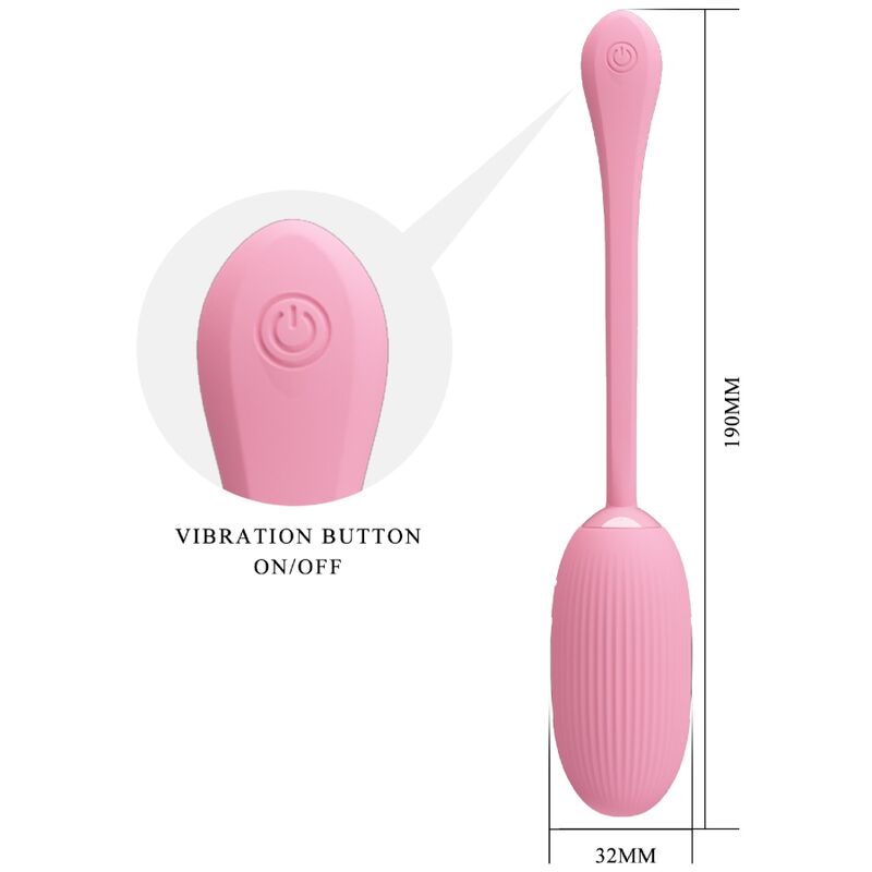 App Series Doreen Uovo Vibrante Ricaricabile in Silicone Pink - immagine 4