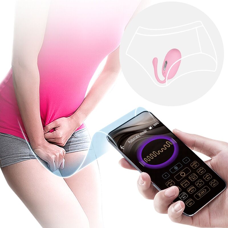 App Series Doreen Uovo Vibrante Ricaricabile in Silicone Pink - immagine 7