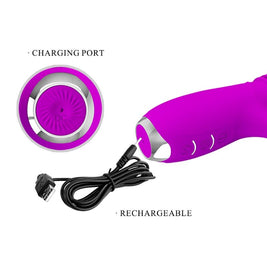 Intense Dorothy Vibratore Rabbit Ricaricabile in Silicone Viola - immagine 11