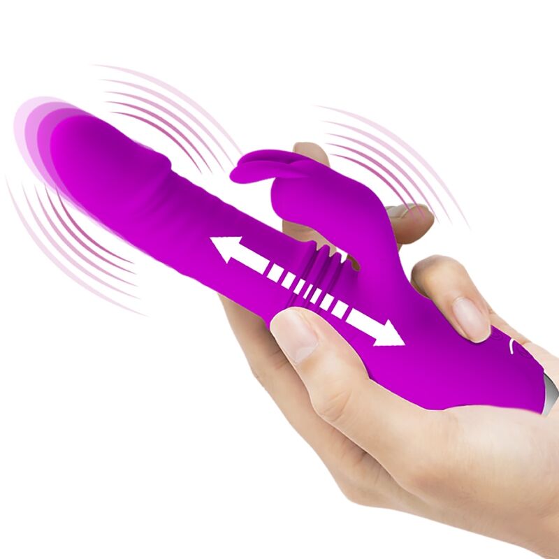 Intense Dorothy Vibratore Rabbit Ricaricabile in Silicone Viola - immagine 8