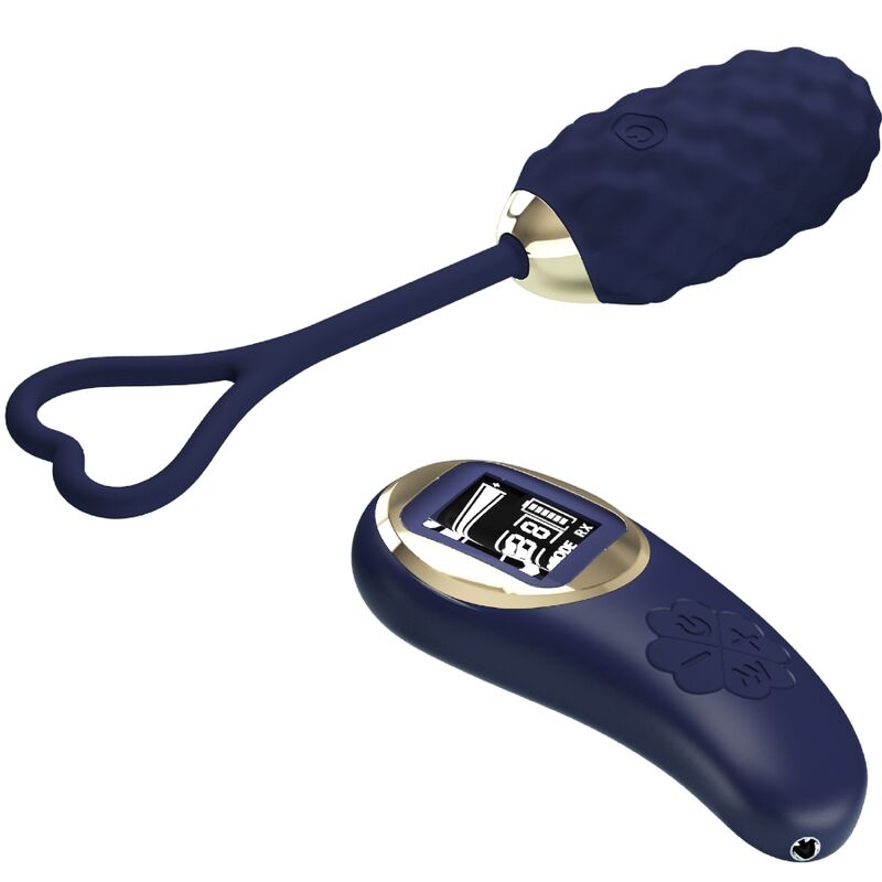 Control Vivian Ovetto Vibrante con Telecomando Wireless Blu - immagine 2