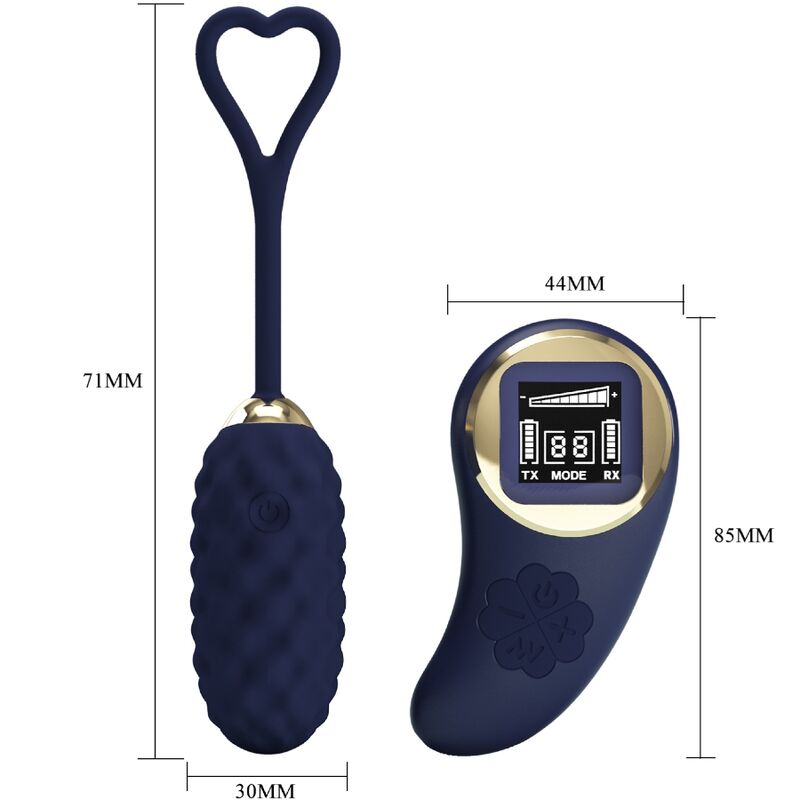 Pretty Love - Uovo Vibrante Telecomandato Vivian Blue