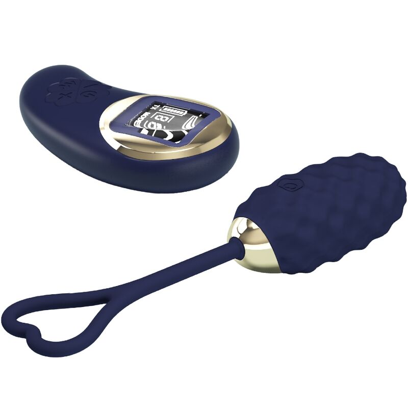Control Vivian Ovetto Vibrante con Telecomando Wireless Blu - immagine 4