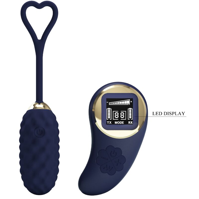 Control Vivian Ovetto Vibrante con Telecomando Wireless Blu - immagine 3