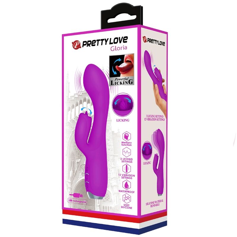 Intense Gloria Rabbit Vibratore Doppio Premium Impermeabile - immagine 11
