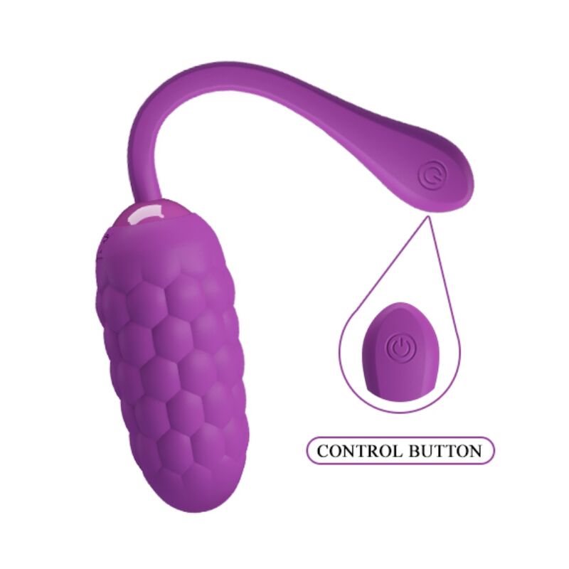 Fun Toys Pretty Love Uovo Vibrante Texture Marina Ricaricabile - immagine 8